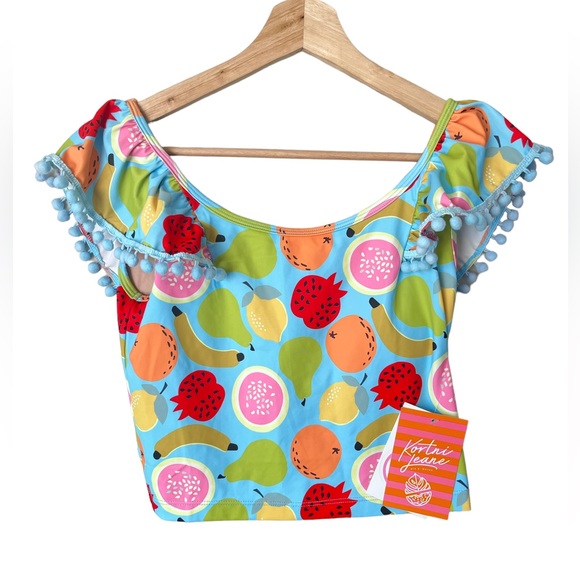Kortni Jeane Other - Kortni Jeane fruit salad swim top NWT medium